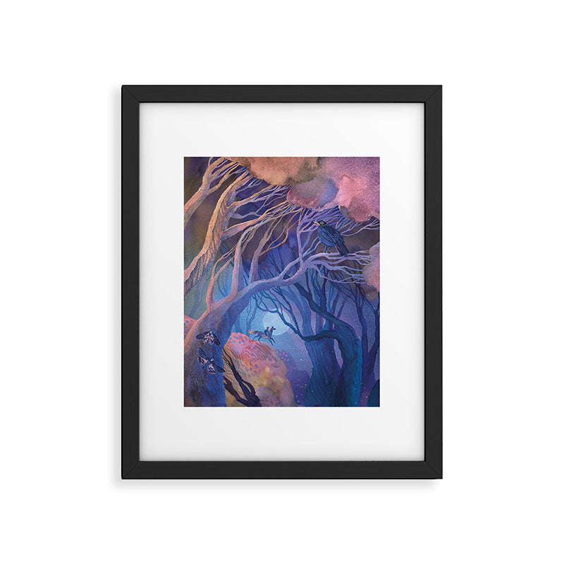 Blue Moon Framed Art Print Gallery Image 4