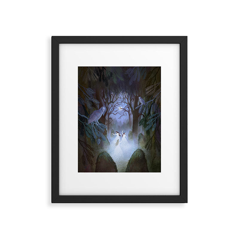 Dance of the Midnight Witches Framed Art Print Gallery Image 5
