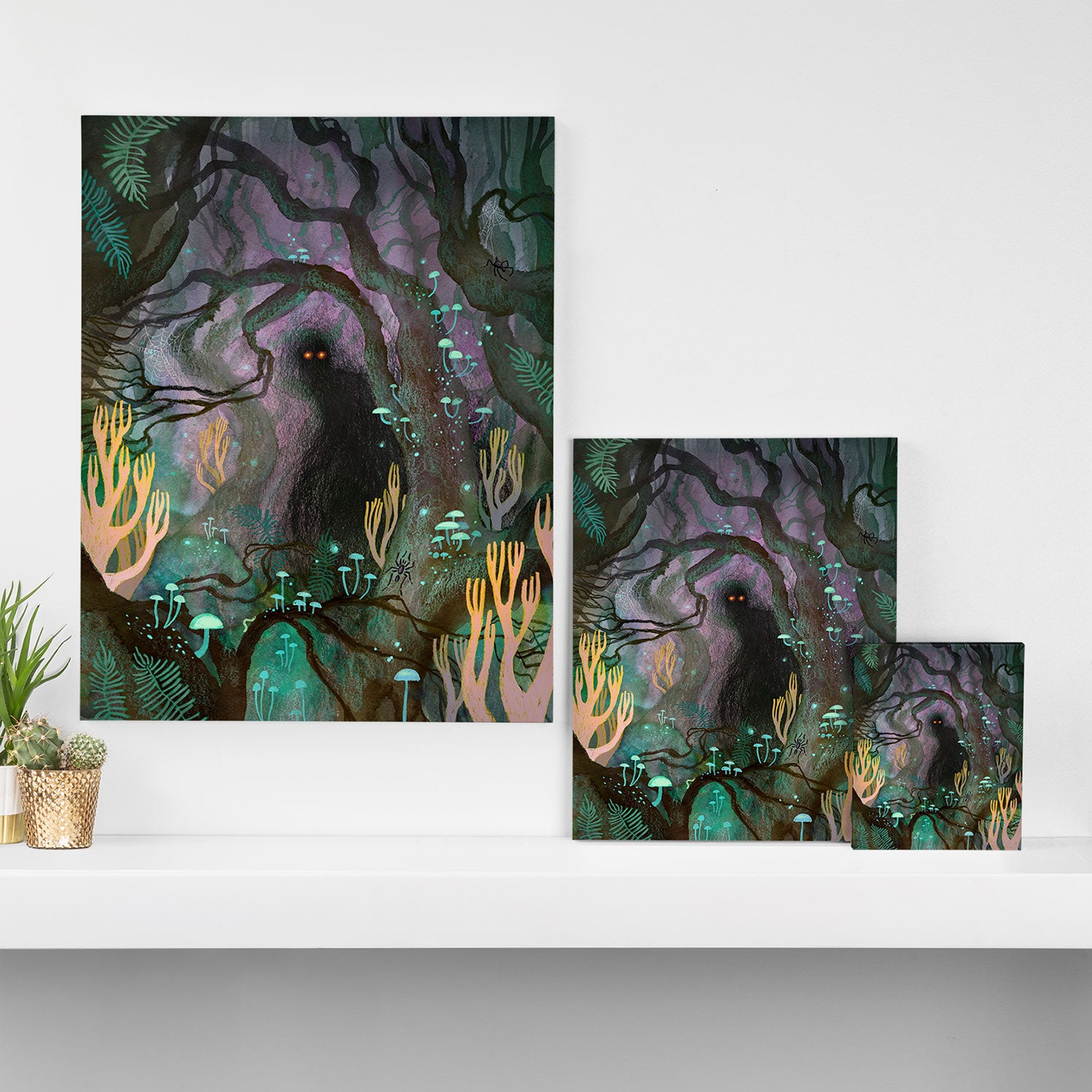 Shadow in the Forest Canvas Print Gallery Image 3