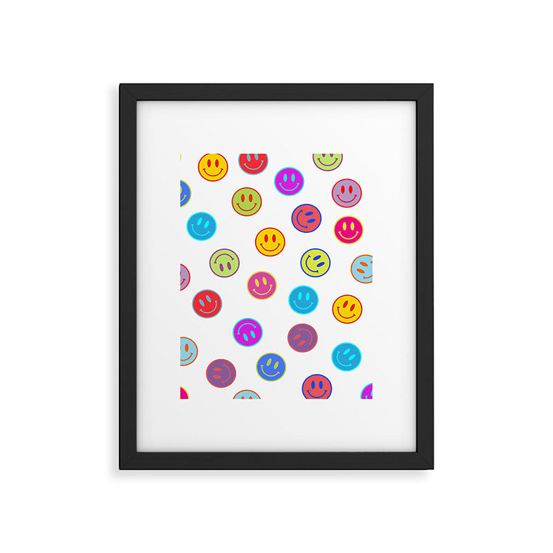 Smiley Obsessed #2 Framed Art Print Gallery Image 6