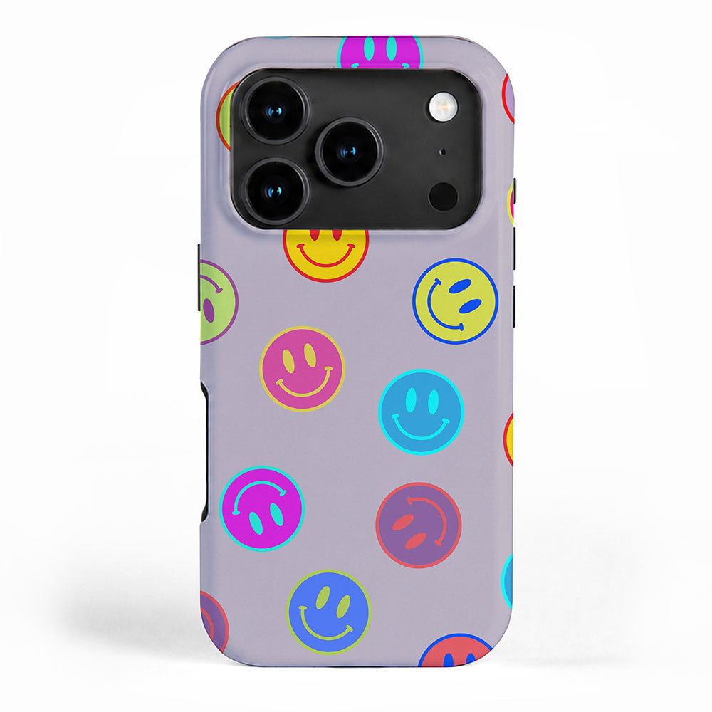 Smileys Obsessed Prpl iPhone Case Gallery Image 1