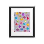 Smileys Obsessed Prpl Framed Art Print Gallery Image 6