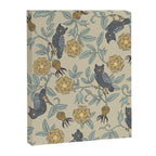 Tudor Owls in Grey Canvas Print Gallery Image 8