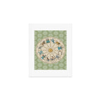 Vintage Astrology Zodiac Wheel Green Art Print Gallery Image 1