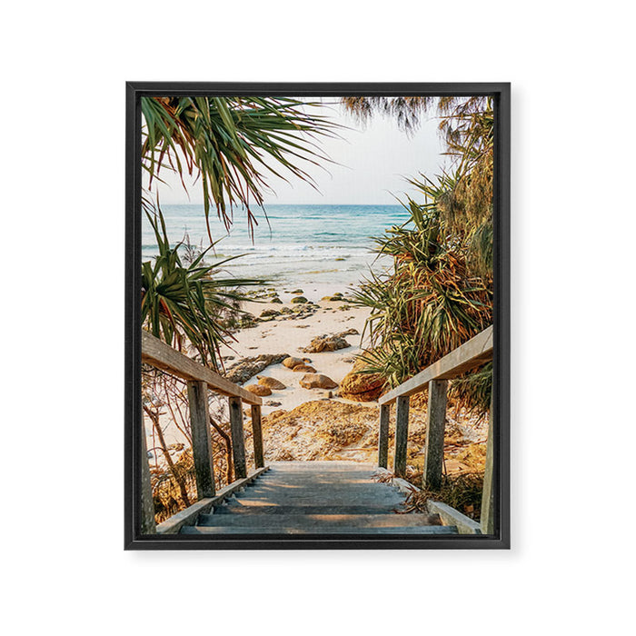 Byron Bay Framed Canvas Print Gallery Image 1
