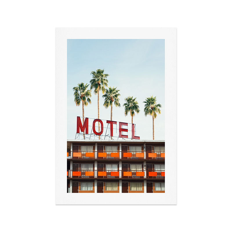 Highway Motel Art Print Gallery Image 1