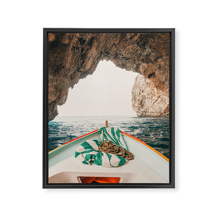 Malta Framed Canvas Print Gallery Image 1