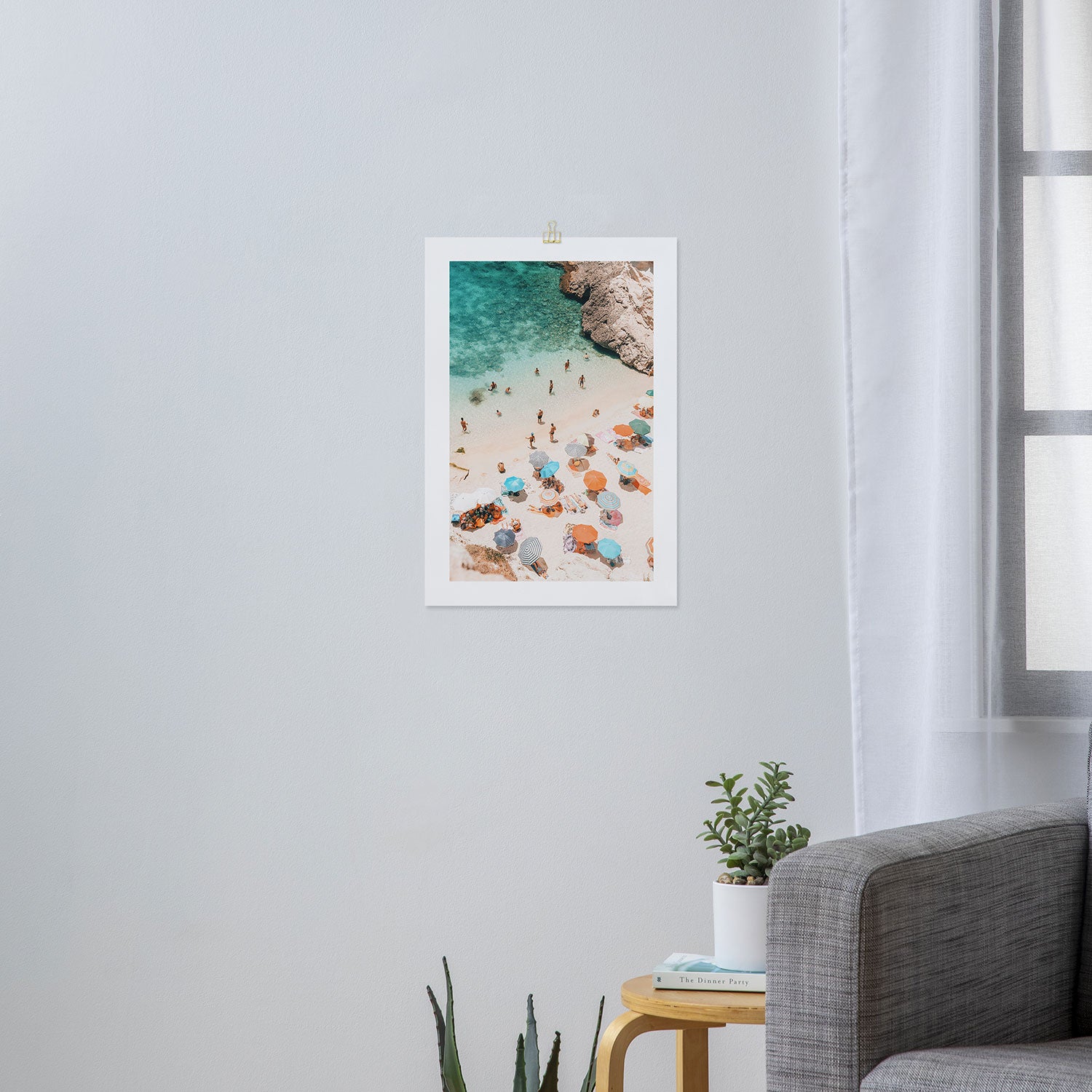 Puglia Beach Art Print Gallery Image 3