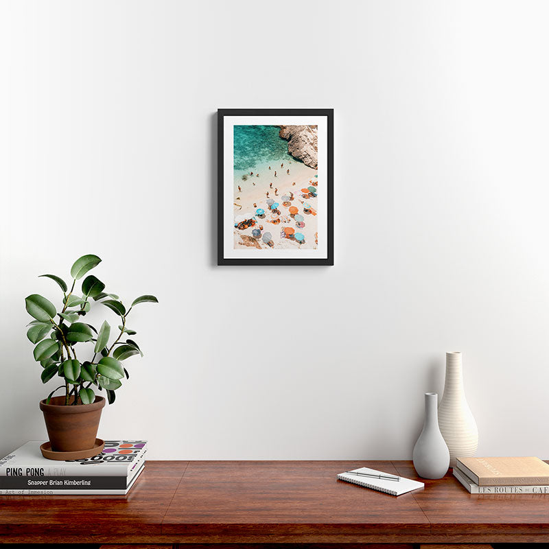 Puglia Beach Framed Art Print Gallery Image 2