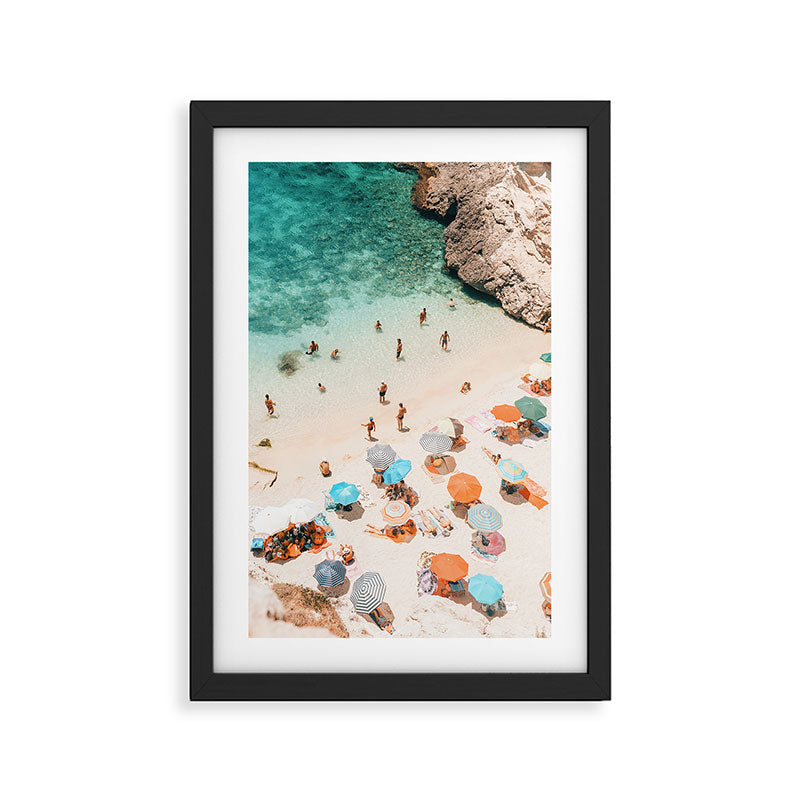 Puglia Beach Framed Art Print Gallery Image 2