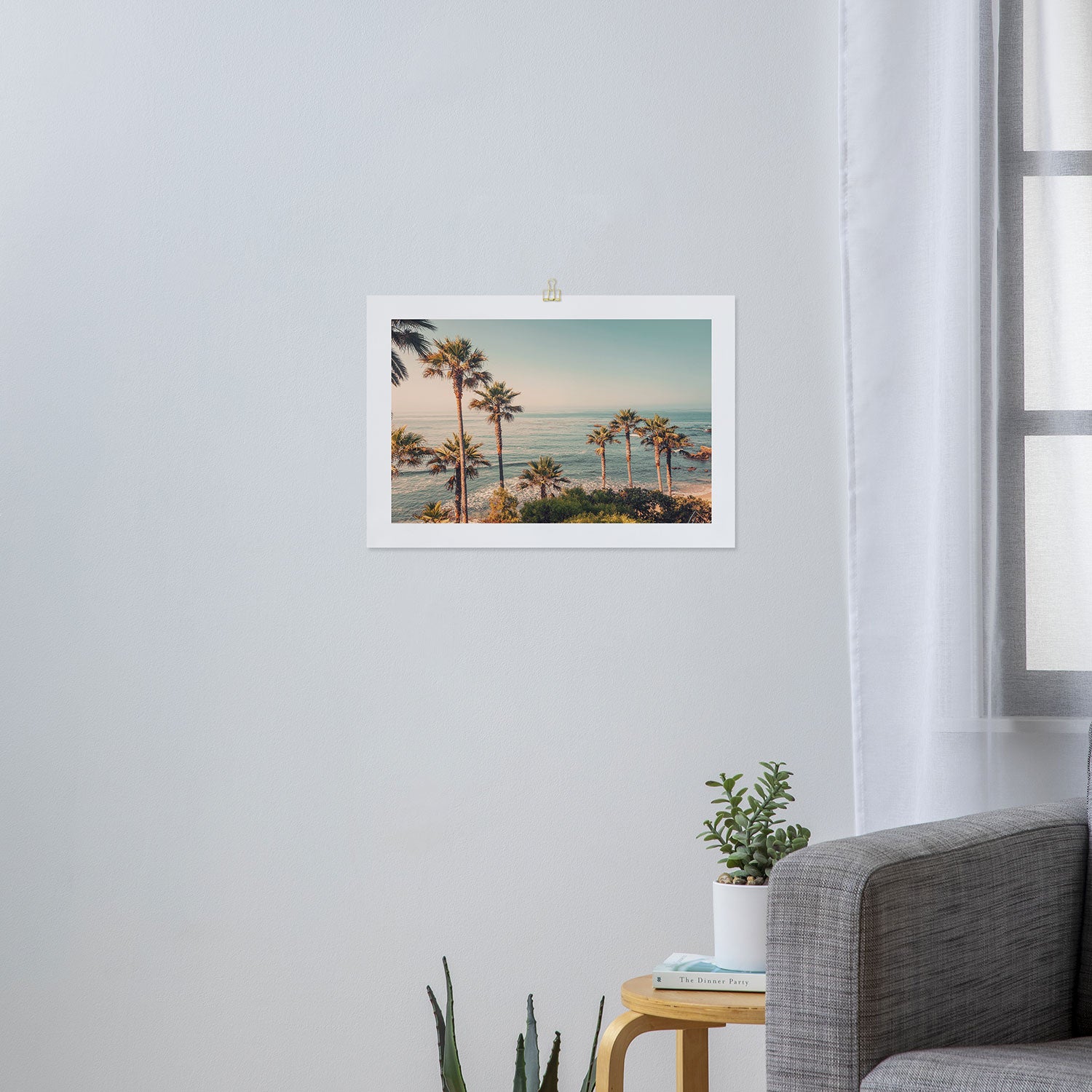 Under the palms Art Print Gallery Image 3