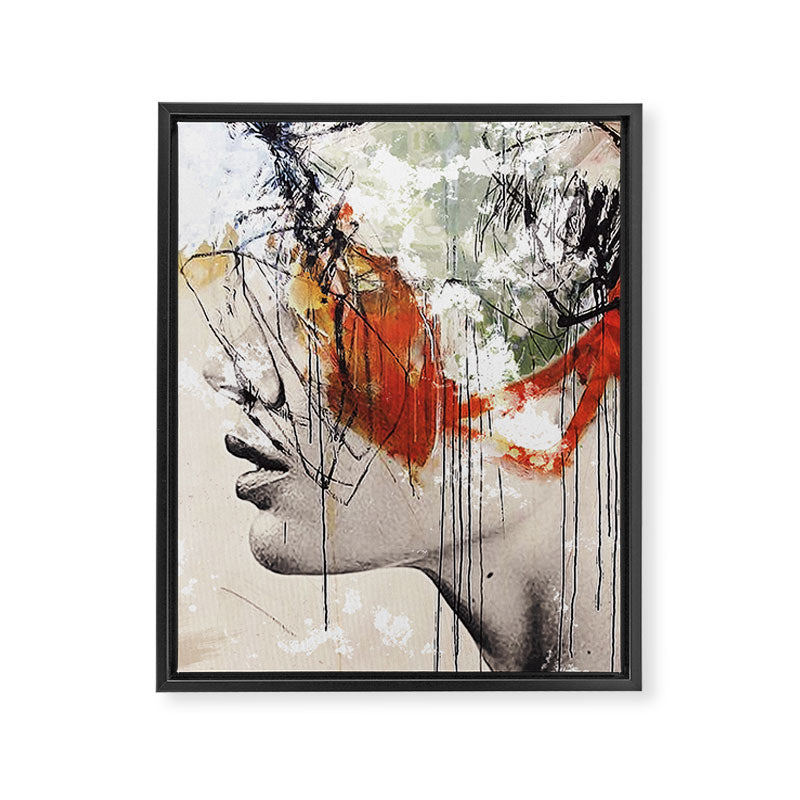 Abstract deconstruction ... Framed Canvas Print Gallery Image 6