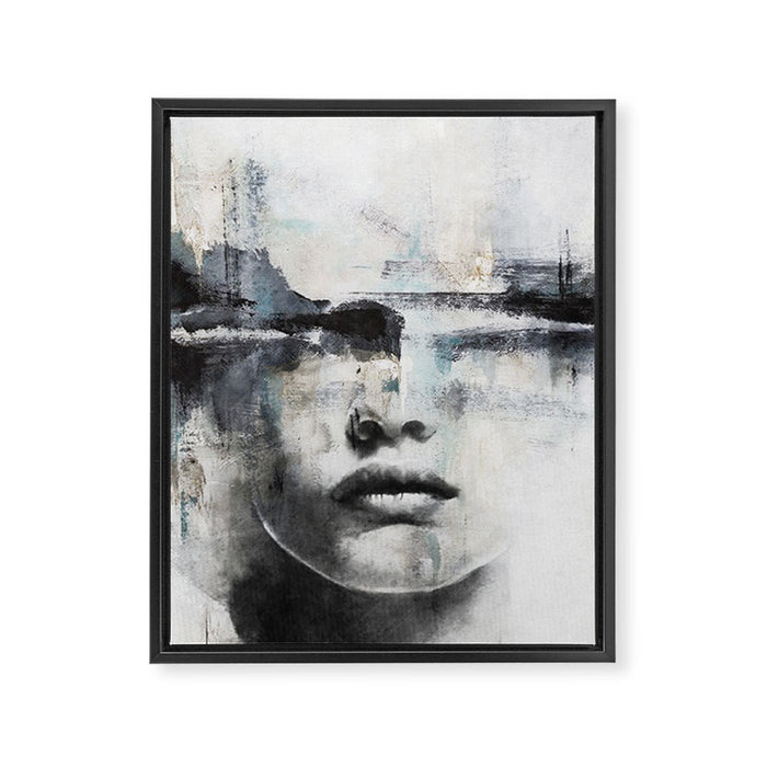 Abstract harmony ... Framed Canvas Print Gallery Image 1