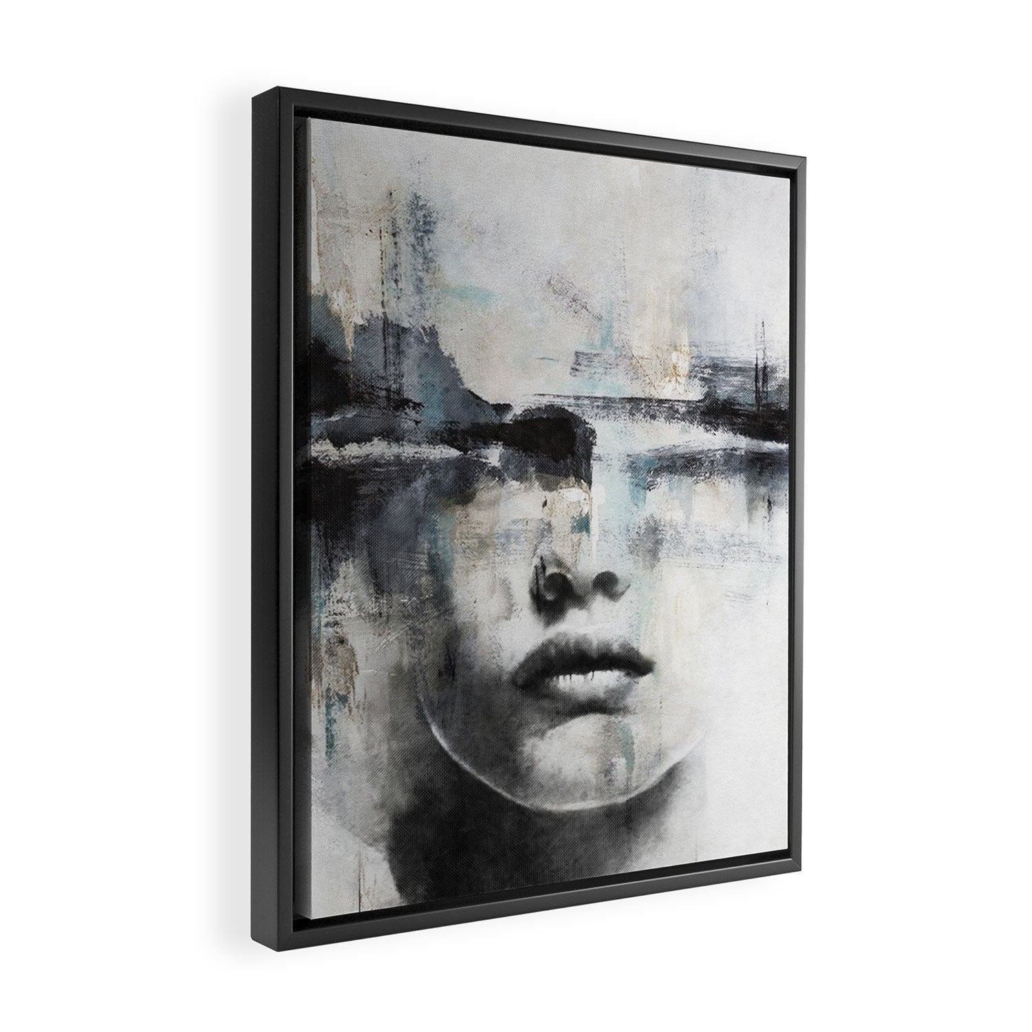 Abstract harmony ... Framed Canvas Print Gallery Image 2