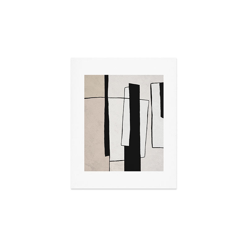 Abstract minimal modern painting 02 Art Print Gallery Image 1