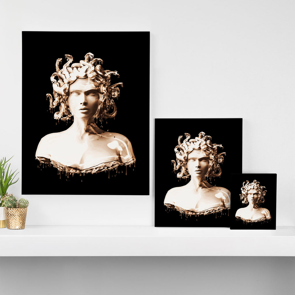 Bronze Medusa Canvas Print Gallery Image 3