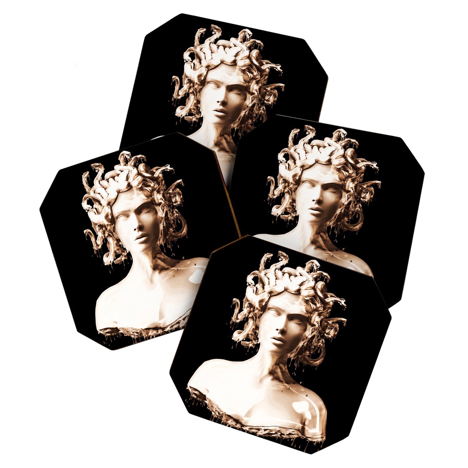 Bronze Medusa Coaster Gallery Image 1
