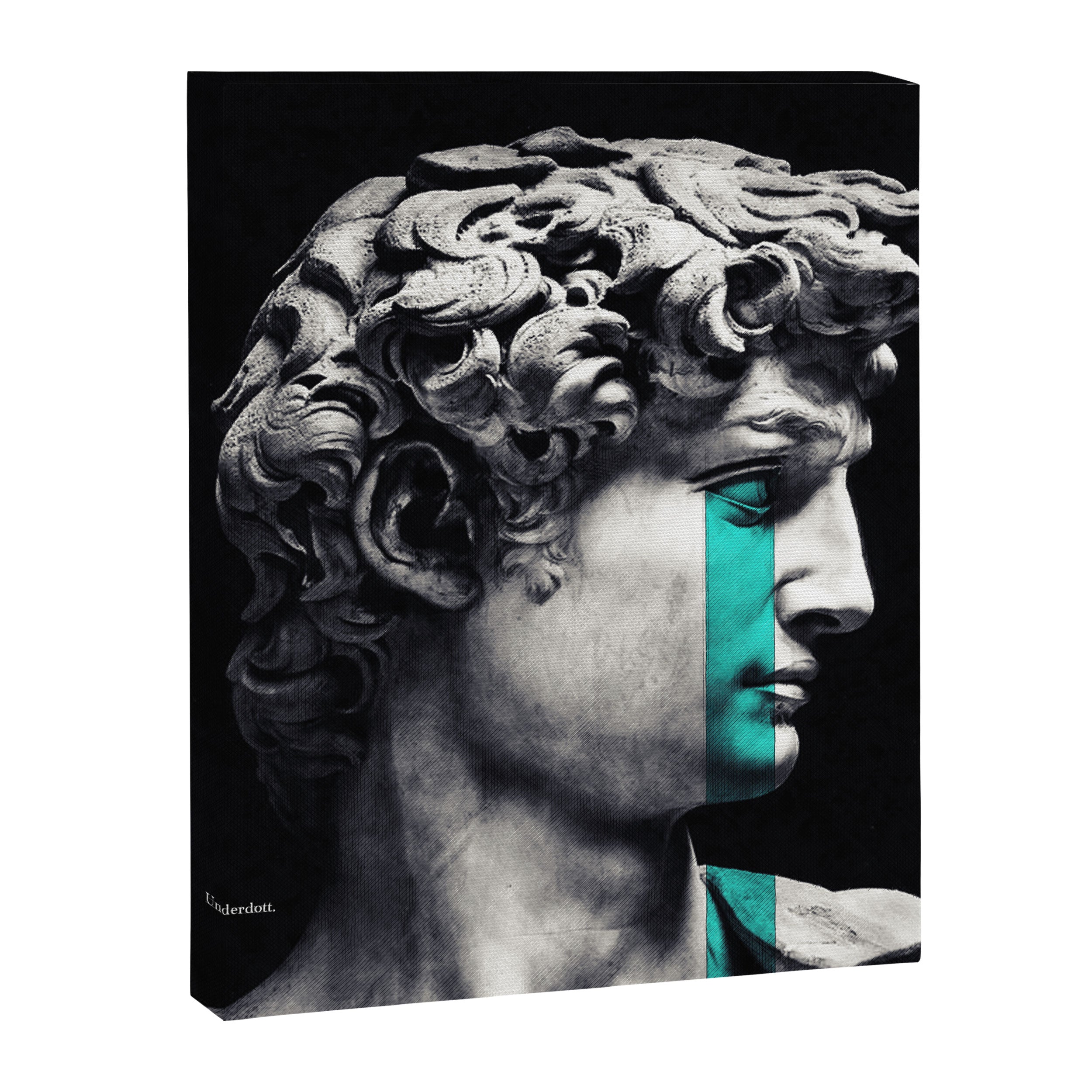 Crying David Canvas Print Gallery Image 3