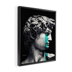 Crying David Framed Canvas Print Gallery Image 2