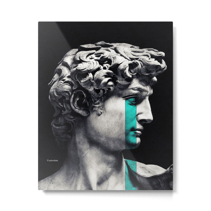 Crying David Metal Print Gallery Image 1