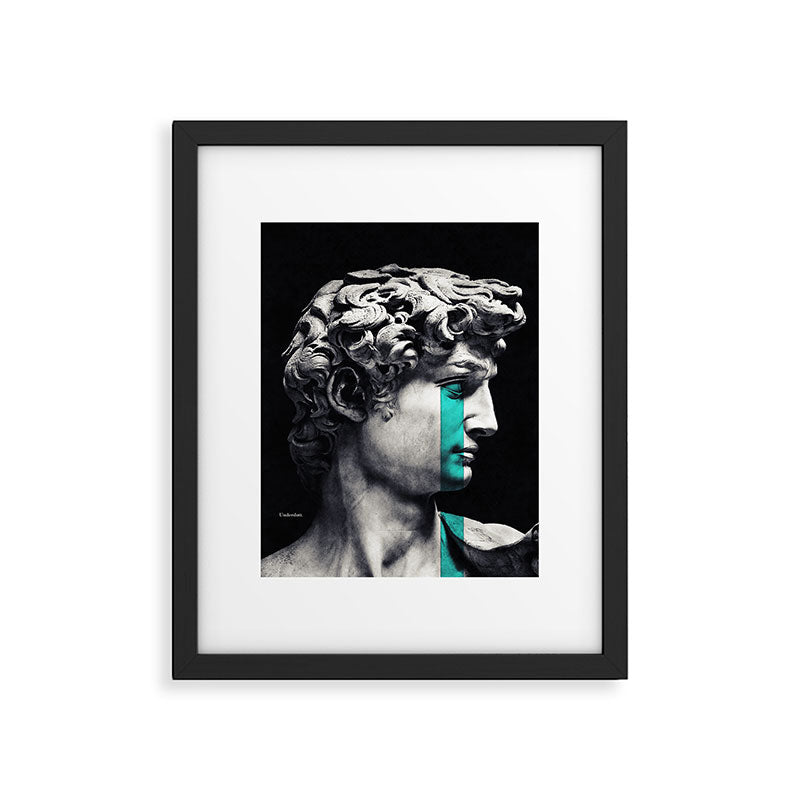 Crying David Framed Art Print Gallery Image 5
