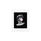 David blowing bubblegum bubble Art Print Gallery Image 1
