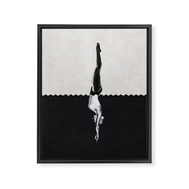 Dive deep ... Framed Canvas Print Gallery Image 6