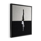 Dive deep ... Framed Canvas Print Gallery Image 2
