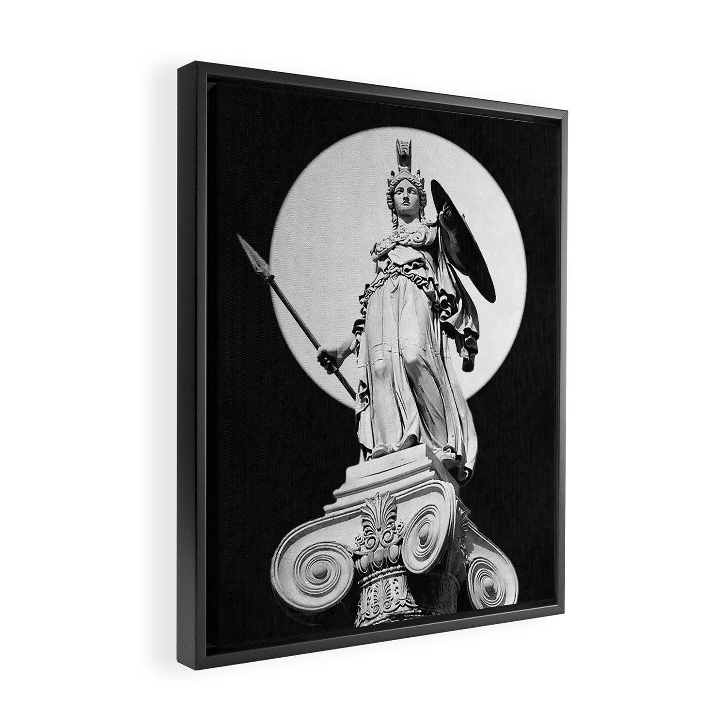 Goddess Athena Framed Canvas Print Gallery Image 2