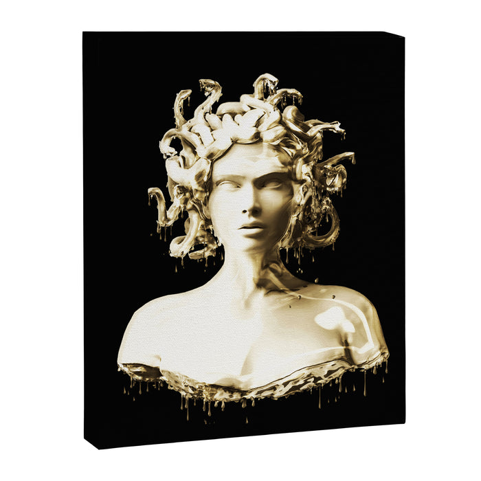 Gold Medusa Canvas Print Gallery Image 1