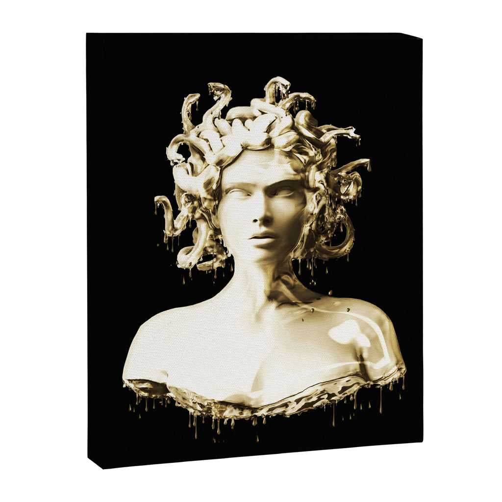 Gold Medusa Canvas Print Gallery Image 6