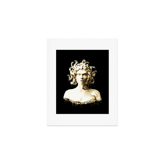 Gold Medusa Art Print Gallery Image 1