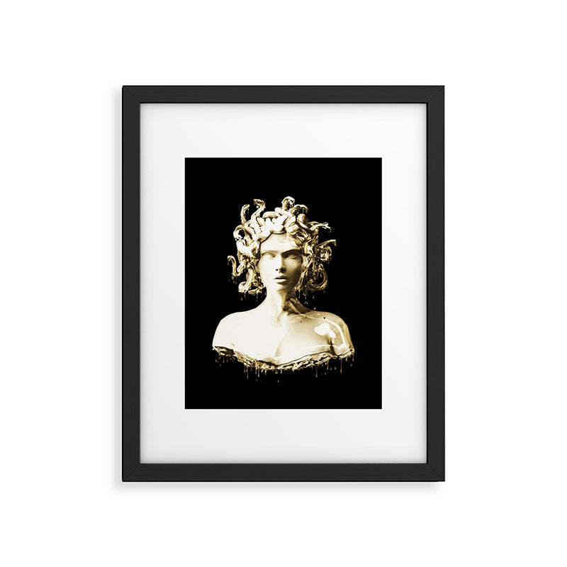 Gold Medusa Framed Art Print Gallery Image 4