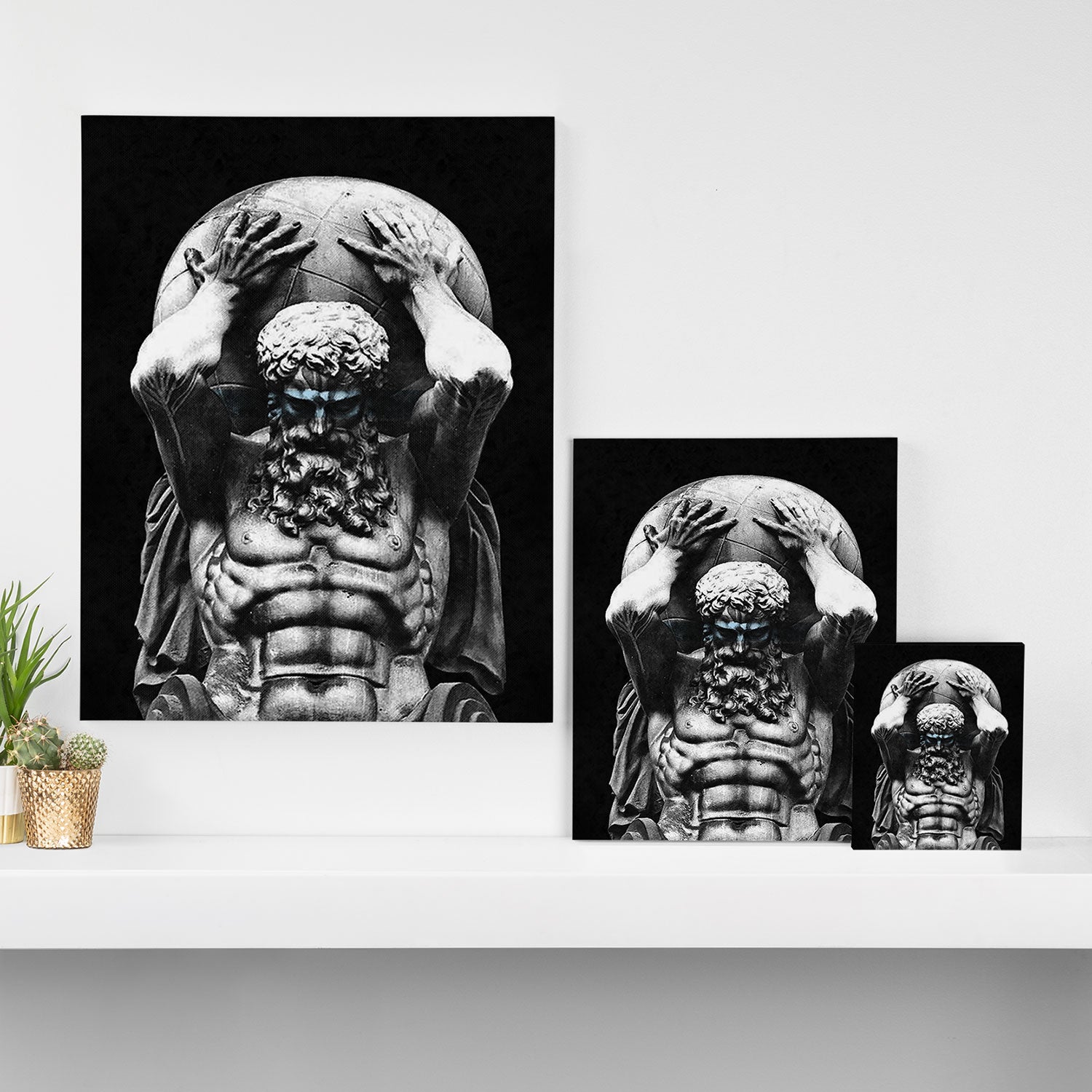 Hercules holding the whole world Canvas Print Gallery Image 3