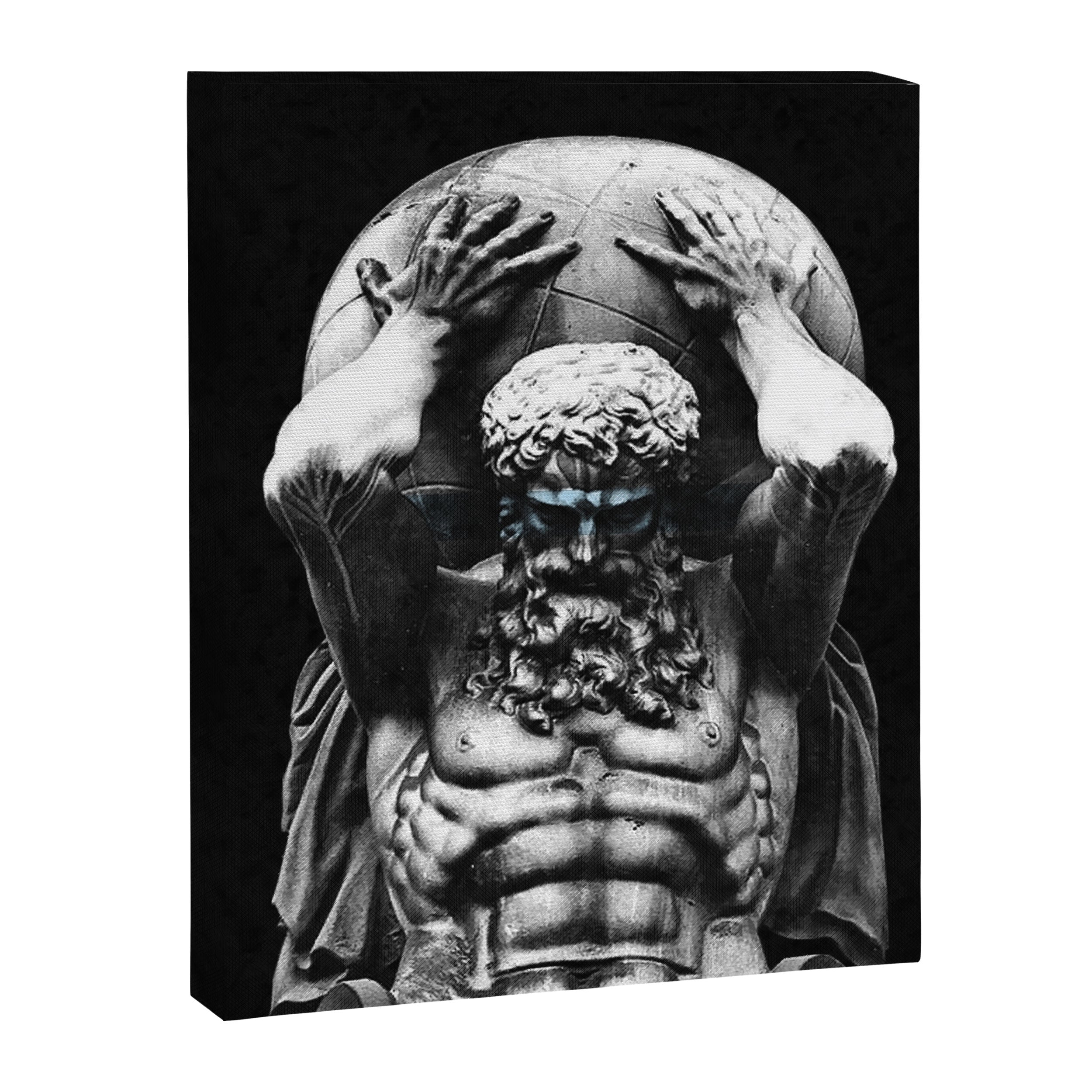 Hercules holding the whole world Canvas Print Gallery Image 3