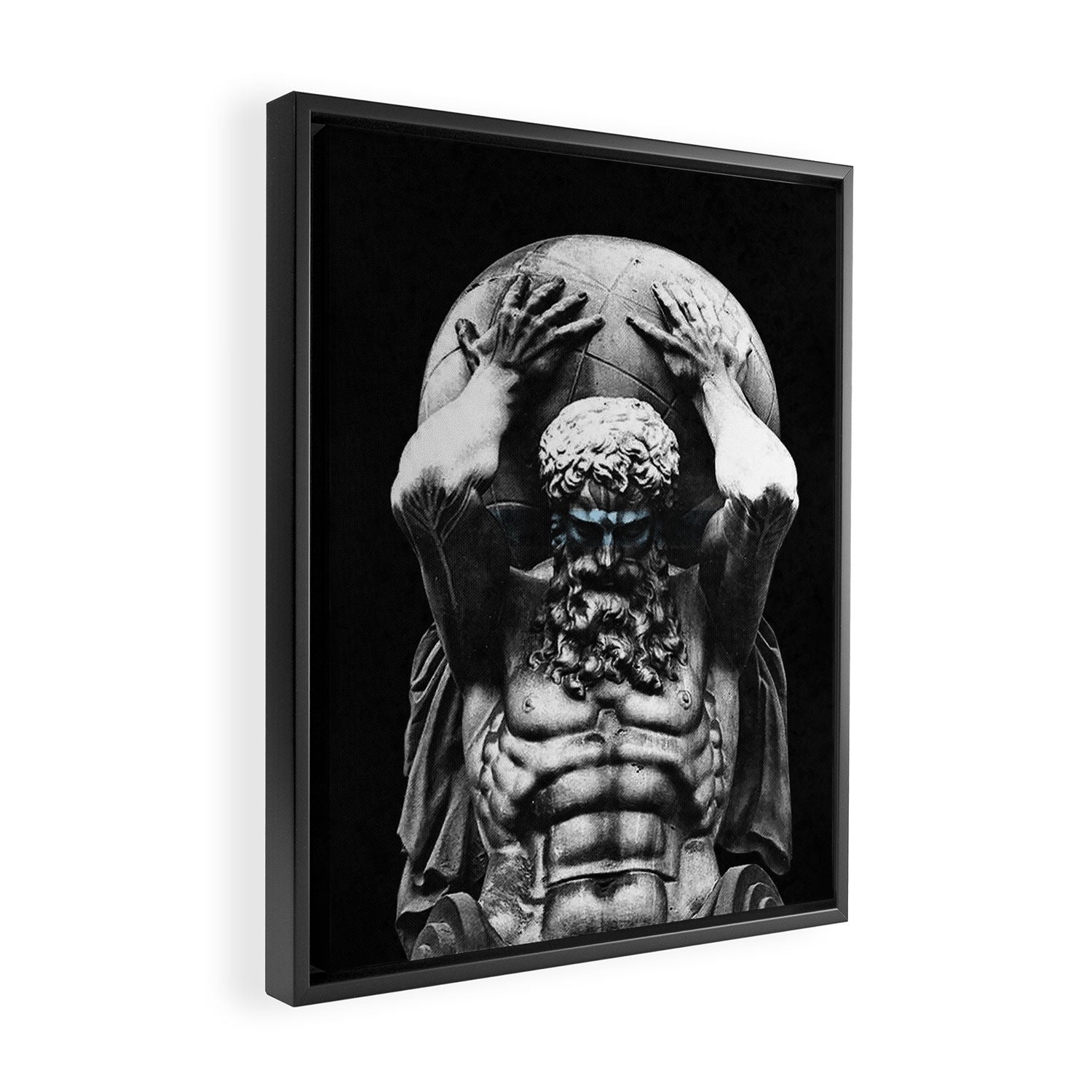 Hercules holding the whole world Framed Canvas Print Gallery Image 2