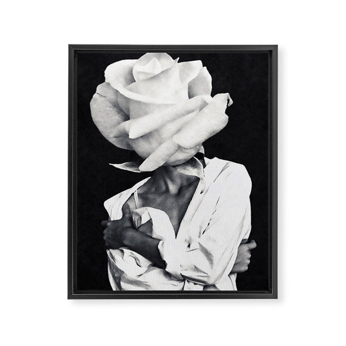 Like a rose Framed Canvas Print Gallery Image 1
