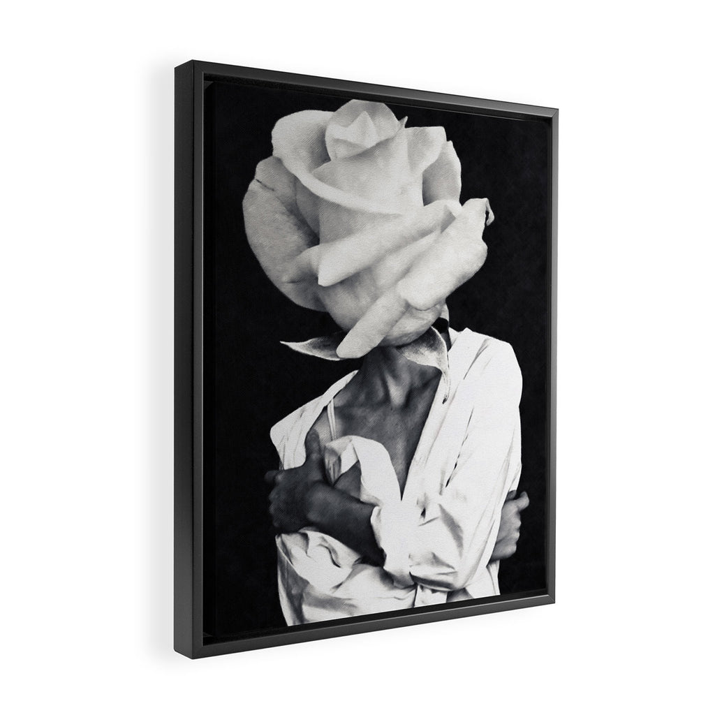 Like a rose Framed Canvas Print Gallery Image 2