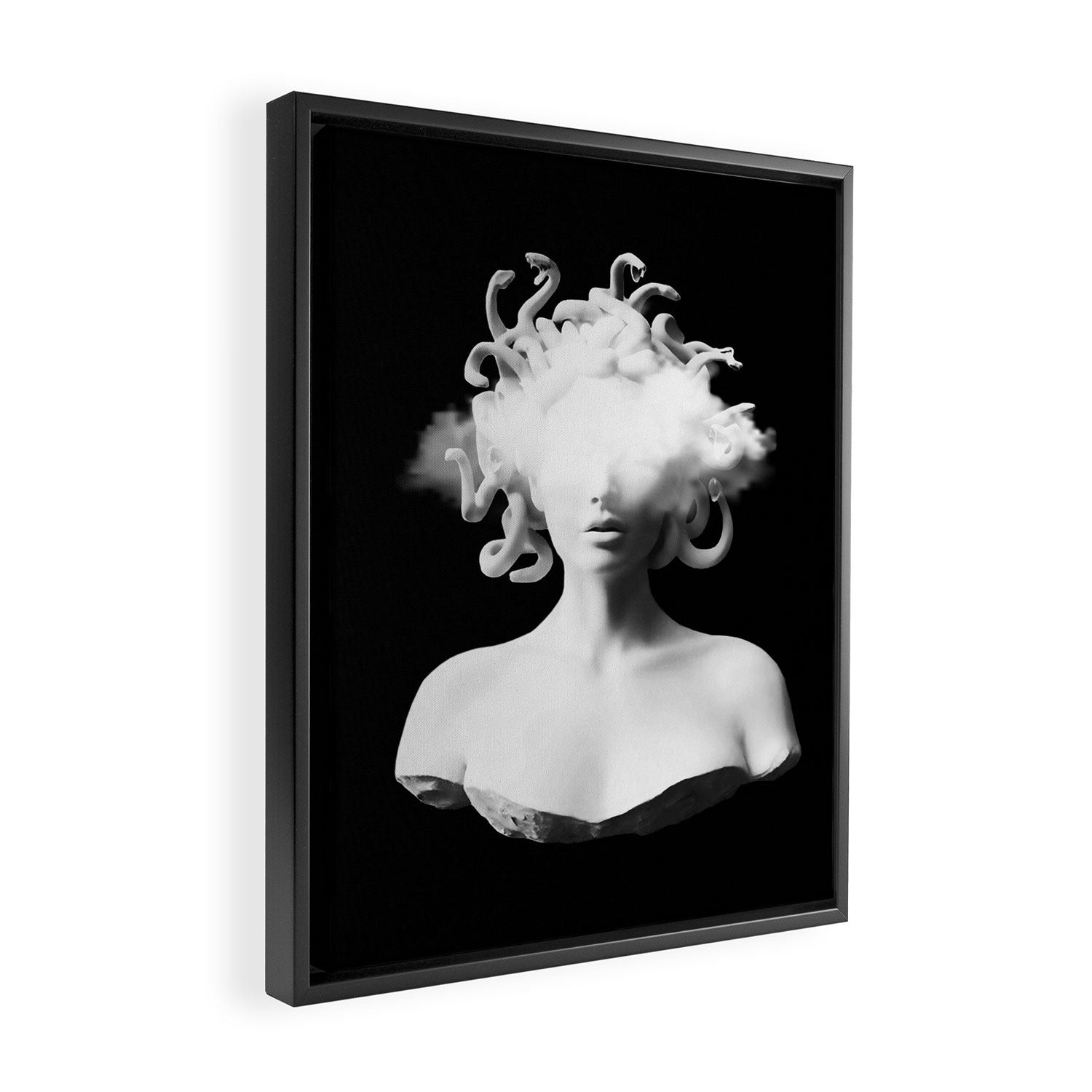 Medusa and the cloud Framed Canvas Print Gallery Image 2