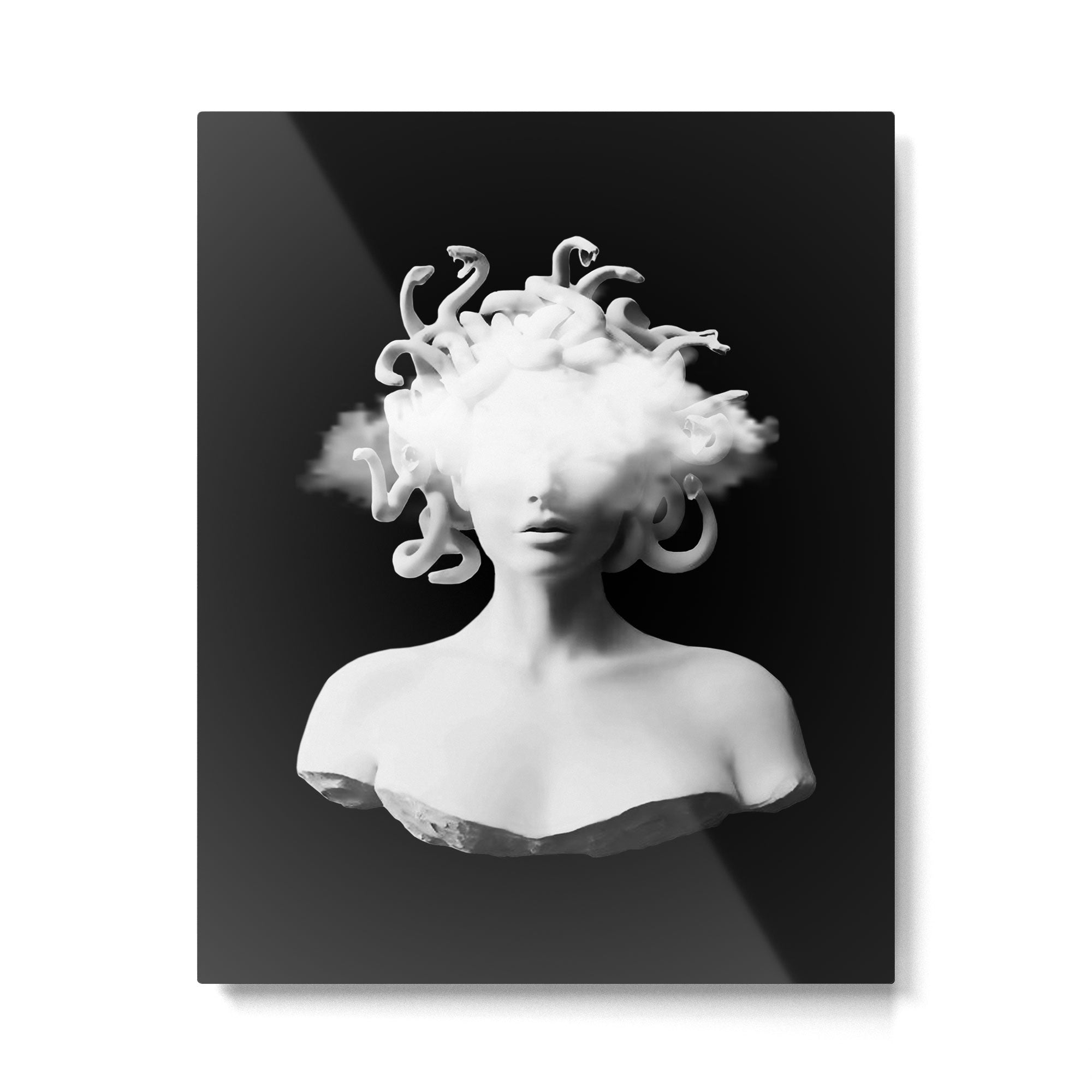 Medusa and the cloud Metal Print Gallery Image 4
