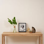 Medusa blowing pink bubblegum bubble II Framed Canvas Print Gallery Image 4