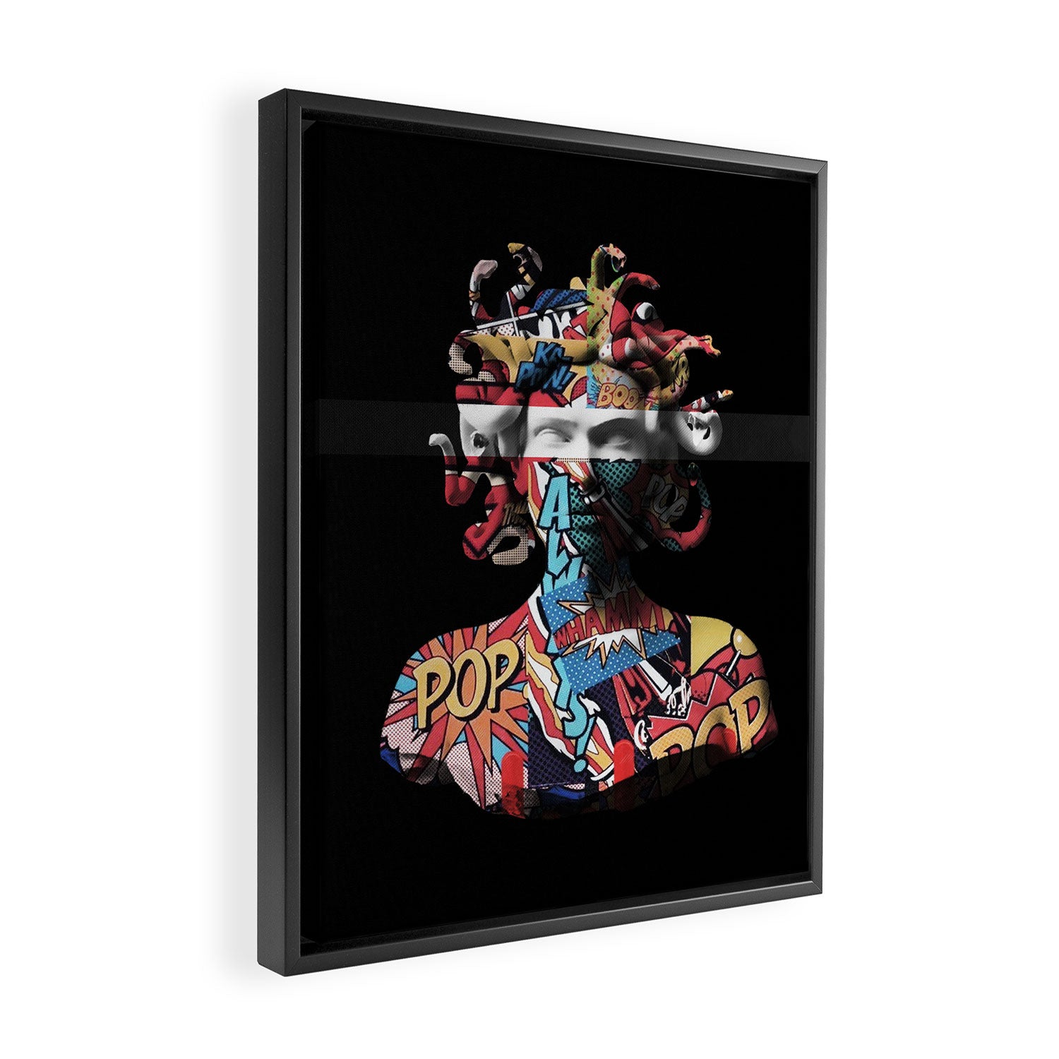 Medusa pop art Framed Canvas Print Gallery Image 2