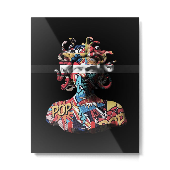 Medusa pop art Metal Print Gallery Image 1