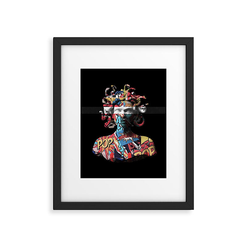 Medusa pop art Framed Art Print Gallery Image 5