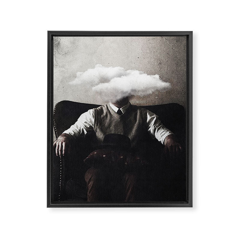 Overthinking Framed Canvas Print Gallery Image 6