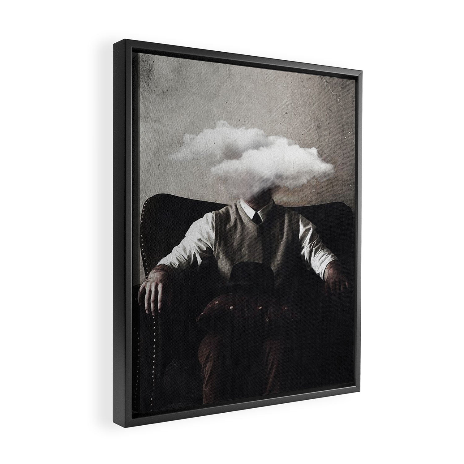 Overthinking Framed Canvas Print Gallery Image 2