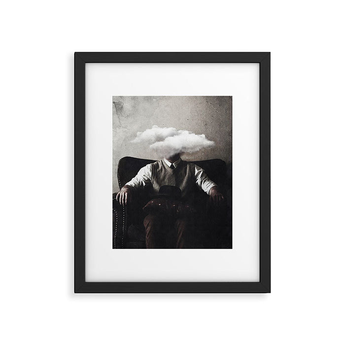 Overthinking Framed Art Print Gallery Image 1