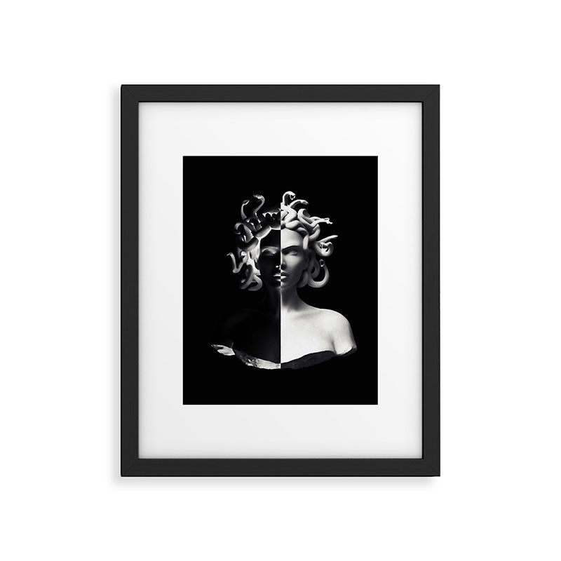 Positive-negative Medusa Framed Art Print Gallery Image 5