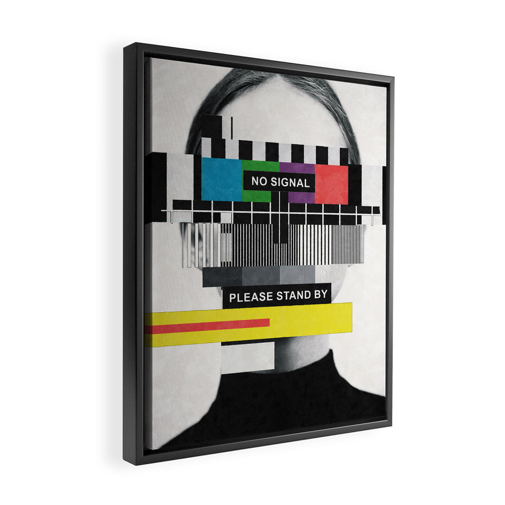 Radio days  Framed Canvas Print Gallery Image 2