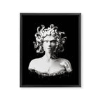 Silver Medusa Framed Canvas Print Gallery Image 6